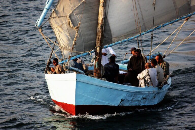 sailing boat .Nagaa Hamadi in Qena