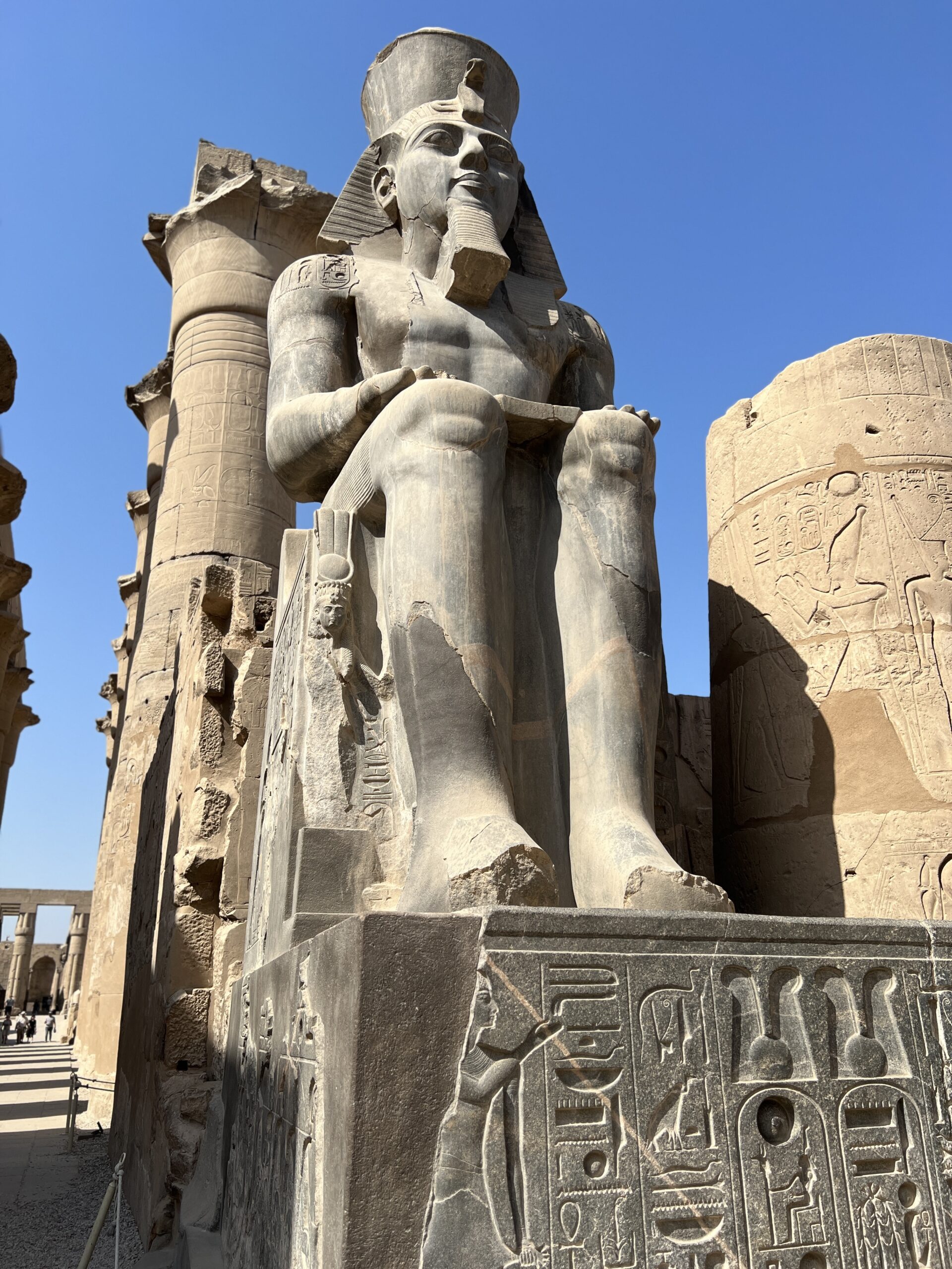 the entrance of Luxor Temple﻿