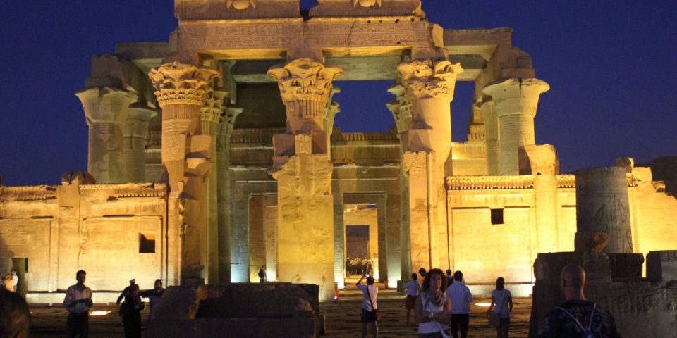 sound and light show at kom ombo,Aswan